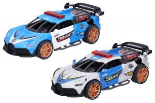 Auto polícia s efektmi 18cm - modrá