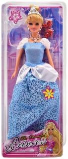 Bábika princezná 30cm - bledomodrá