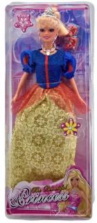 Bábika princezná 30cm - zlatá