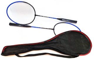 Badmintonové rakety v sieťke 64cm - modré