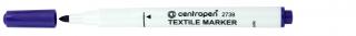 Centropen 2739 1,8 značkovač na textil modrý