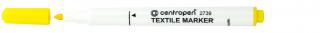 Centropen 2739 1,8 značkovač na textil žltý