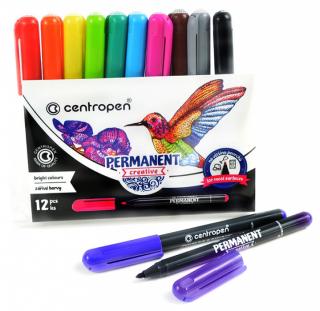 Centropen 2896/12 1,0 CREATIVE súprava popisovačov permanent