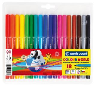 Centropen 7550/18, 1,0 súprava popisovačov