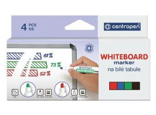 Centropen 8559/4 súprava značkovač na stierateľné biele tabule