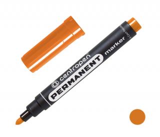 Centropen 8566 značkovač permanent 2,5 mm oranžový