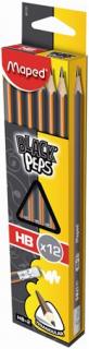 Ceruzka MAPED Black Peps HB s gumou