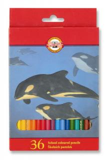 Ceruzky KOH-I-NOOR 3555/36 farebná súprava v kartóne