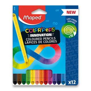 Ceruzky MAPED/12 3HR farebná súprava INFINITY