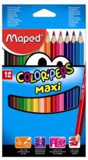 Ceruzky MAPED/12 3HR farebná súprava JUMBO