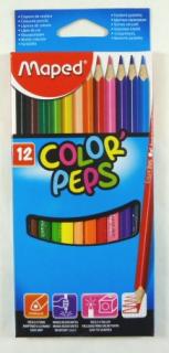 Ceruzky MAPED/12 3HR farebná súprava