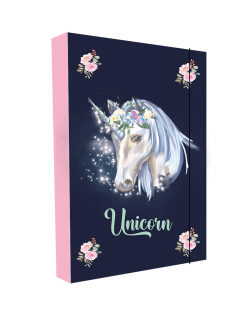 Dosky A5 školské + BOX KARTON Unicorn 1