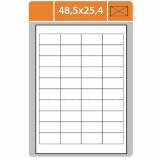 Etikety PLUS  48,5x25,4/100 hárkov