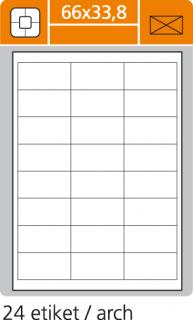 Etikety PLUS  66x33,8/100 hárkov