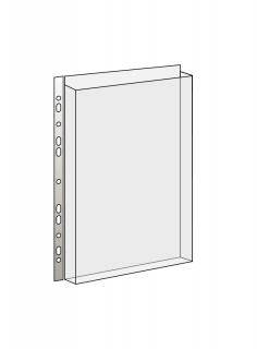 Euroobal PVC A4 U/10ks X-dno 23mm 165mic