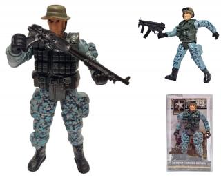Figúrka vojaka so zbraňou Special Forces 10cm - náhodná