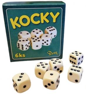 Hracie kocky 6ks