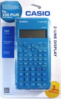 Kalkulačka CASIO FX-220 PLUS 2E vedecká RP 0,07 EUR/ks