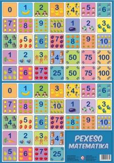 Karty hracie - PEXESO Matematika