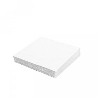 Obrúsky papierové 33x33cm/ 50ks biele, 2-vrstvové