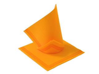 Obrúsky papierové 38x38cm/50ks oranžové 2-vrstvové