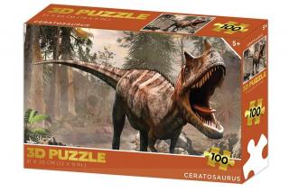 Puzzle 3D Dino Ceratosaurus 100 dielikov