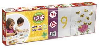 Puzzle pre predškolákov - Čísla, Farby