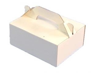 Škatuľa na tortu a zákusky 19x15x8cm/10ks s uškom
