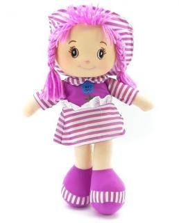 Spievajúca bábika Natálka 40cm - fialová
