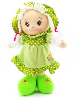 Spievajúca bábika Natálka 40cm - zelená