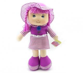 Spievajúca bábika Natálka 52cm - fialová