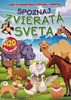 Spoznaj zvieratá sveta +120 nálepiek