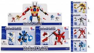 Stavebnica Alleblox RobotUnion 105-115ks/4druhy - 3