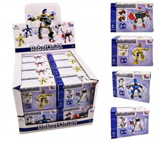 Stavebnica alleBlox Transformers 33-40ks/4druhy - modrá