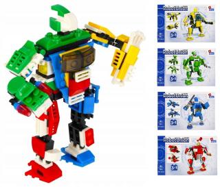 Stavebnica alleBlox Transformers 62-65ks/4druhy - červená
