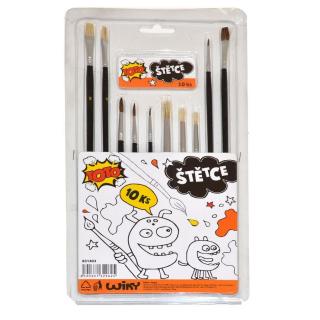 Štetce  sada/10ks