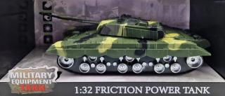 Tank s efektami 22cm 2farby - zelený