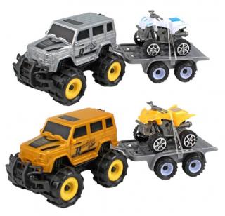 Terénne auto so štvorkolkou 25cm - náhodné
