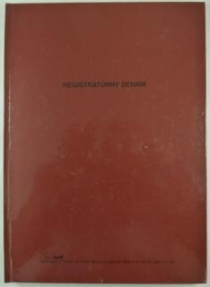 Tlač. registratúrny denník 100list.,  011703