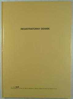 Tlač. registratúrny denník 50list.,   011705 - O