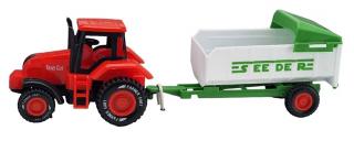 Traktor s vlečkou My Farm mix druhov 21cm - náhodný