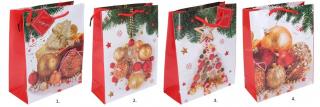 Vianočná darčeková taška 26x32x11cm - 4