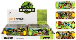 Vodná hra s dinosaurmi 15,5x6,5cm - zelená