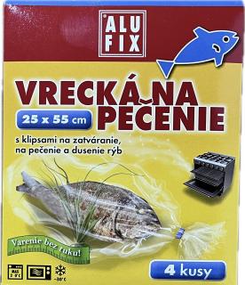 Vrecká na pečenie 25x55cm/4ks na ryby