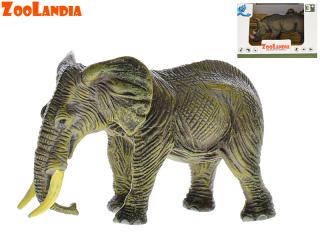 Zoolandia nosorožec/slon 11-14cm v krabičke - nosorožec