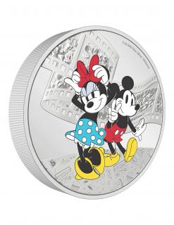 EGOLD MICKEY  MINNIE Disney 3 Oz Silver Coin 10$ Niue 2023