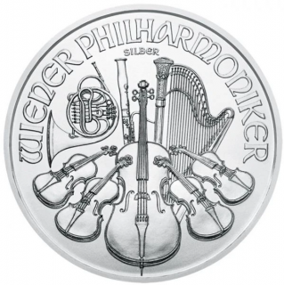 Münze Österreich Wiener Philharmoniker Strieborná minca 1oz