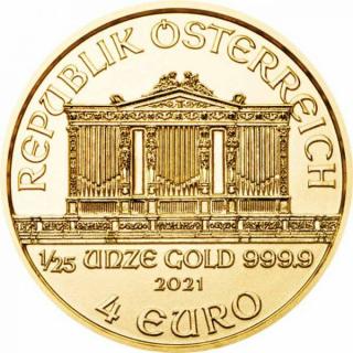 Münze Österreich Wiener Philharmoniker Zlatá minca 1/25 oz