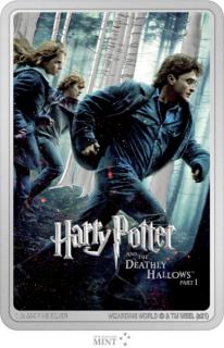 NEW ZELAND MINT HARRY POTTER VII. - DARY SMRTI I strieborná tehla 31,1 G