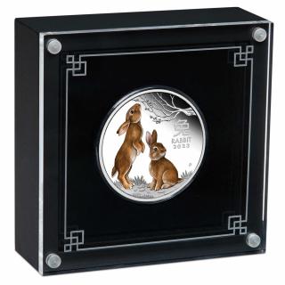 Perth Mint Lunárna minca 2023 ROK ZAJACA 31,1G